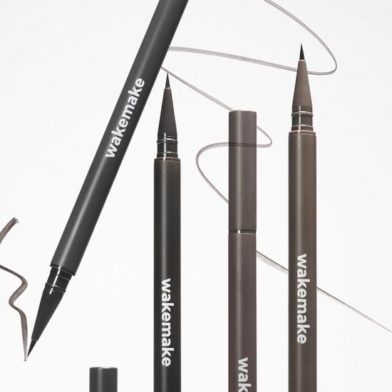 韓國 WakeMake Real Defining Brush Liner 持久防暈染眼線液(#01-04) - 4色選擇
