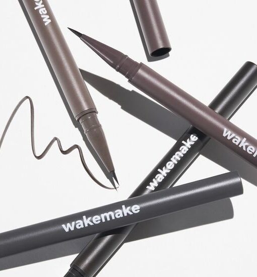 韓國 WakeMake Real Defining Brush Liner 持久防暈染眼線液(#01-04) - 4色選擇