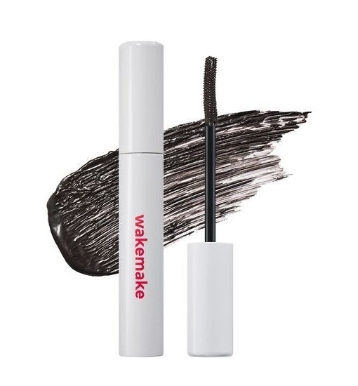 睫毛膏 X 睫毛攝子一體式～韓國 WakeMake Real Defining Lash Mascara 金屬X睫毛Tweezer梳刷雙重刷頭睫毛膏(自然捲翹/自然纖長) - 2種妝效