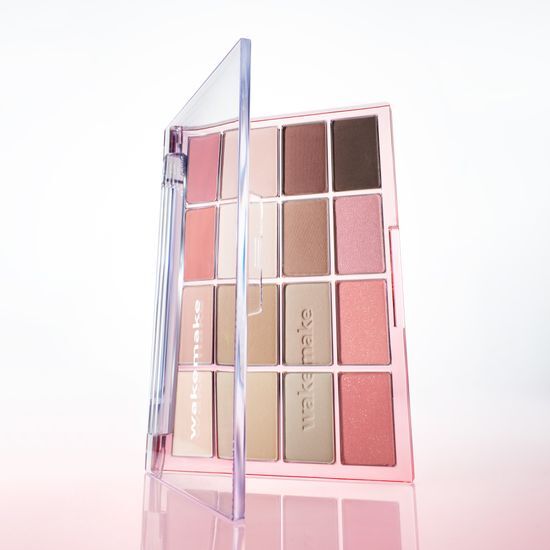 [最新#26 Mute Rose色入！] 🏆2年銷量No.1! WakeMake Soft Blurring Eye Palette 16色眼影盤 (#01-26) - 25 Haelthy Coral Blurring