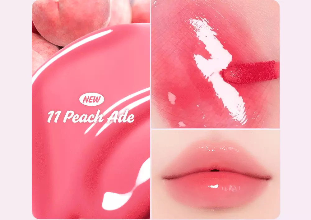 韓國 韓國 2an X IRENE Glaze Bouncing Tint 晶透水亮果凍感果汁唇釉(#01-12) - 12色選擇