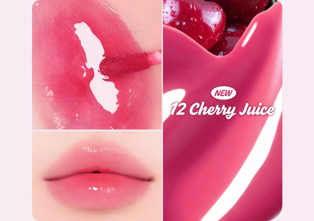 韓國 韓國 2an X IRENE Glaze Bouncing Tint 晶透水亮果凍感果汁唇釉(#01-12) - 12色選擇