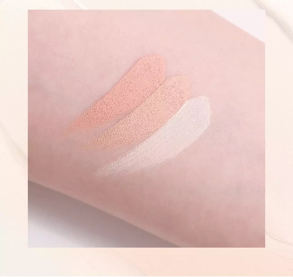 韓國 AMUSE Airy Spot Concealer Palette 遮瑕X提亮X校色3合1輕盈無瑕3色遮瑕盤連掃