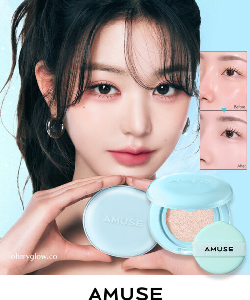 韓國 AMUSE Airy Pore Cover Cushion SPF50+ PA++++ 72小時持久修毛孔控油無瑕輕盈氣墊 - 5色選擇