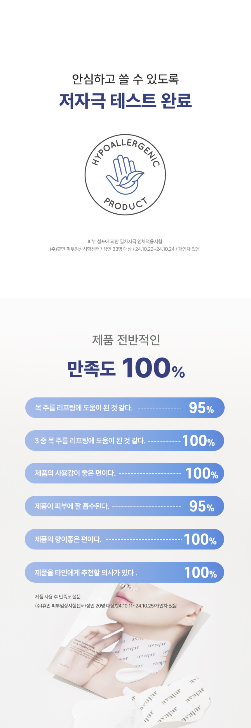 GLOWPICK🏆 韓國 AVAJAR Rejuventing Neck Wrinkle Control Mask 麗珠蘭PDRN頸紋修復頸膜 一盒5片裝