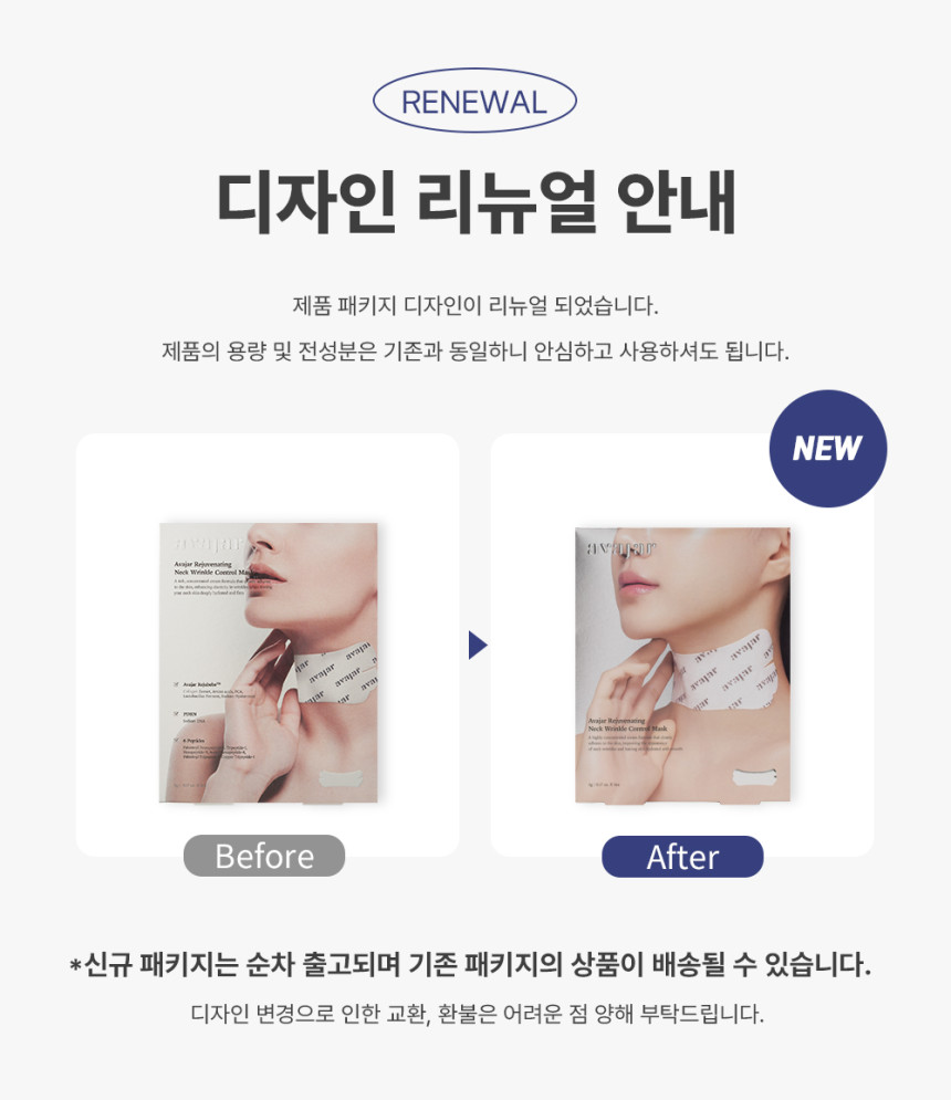 GLOWPICK🏆 韓國 AVAJAR Rejuventing Neck Wrinkle Control Mask 麗珠蘭PDRN頸紋修復頸膜 一盒5片裝