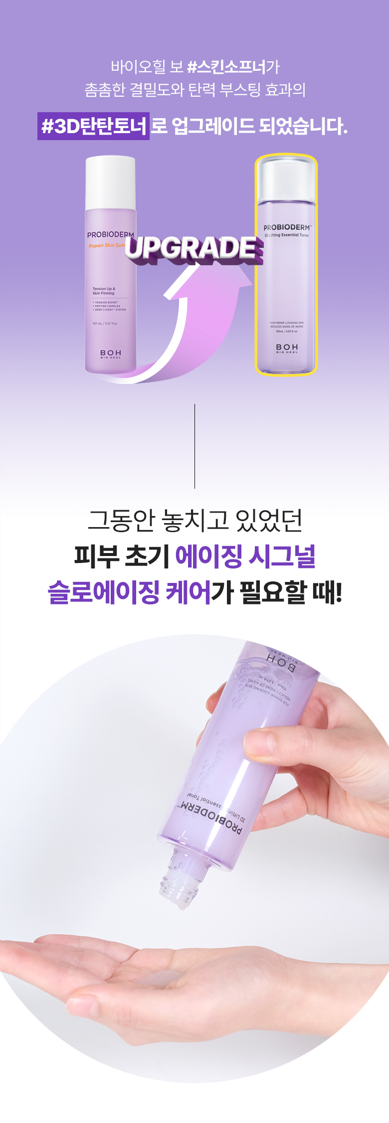 韓國 BioHeal BOH Probioderm 3D Lifting Essential Toner 3D立體緊緻精華爽膚水 150ml