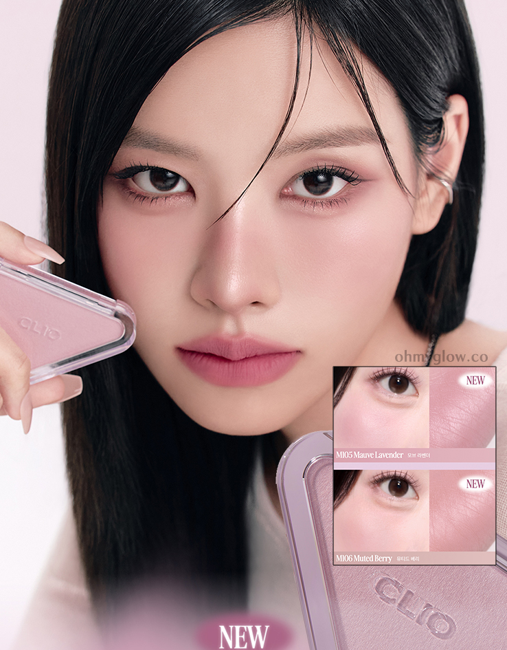 新色入！太妍愛用同款～韓國 CLIO Essential Blush Tap 必備透感單色三角胭脂(啞光/透亮感2款質地) - 多色選擇