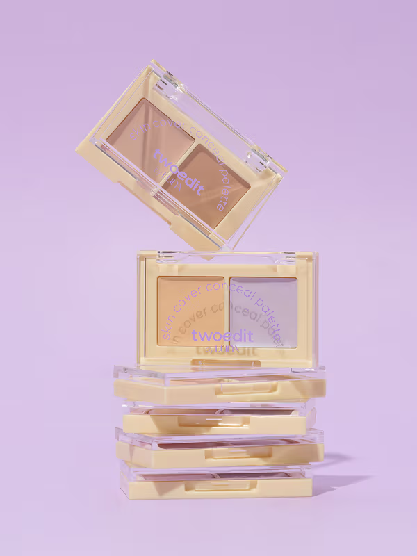韓國 Two Edit by Luna Skin Cover Conceal Palette 多功能修飾校正雙色遮瑕盤 - 2色選擇