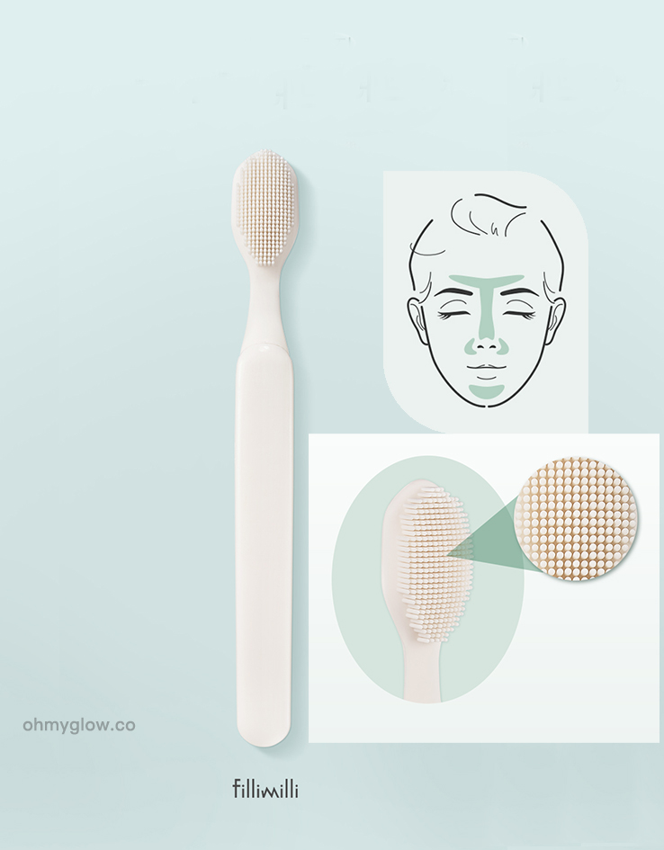 韓國 Fillimilli Silicone Blackhead Cleaner 矽膠清黑頭潔面刷