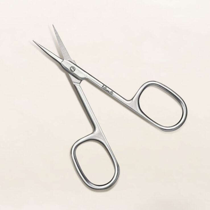韓國 Fillimilli Sophisticated Eyebrow Scissors Set +Mini Brow Brush 專業修眉剪刀組裝連收納套＋送眉梳掃