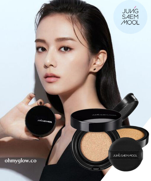 韓國 Jung Saem Mool Essential Skin Nuder Long Wear Cushion SPF 50+ PA+++ 24小時持久自然霧面裸肌氣墊 - 6色選擇