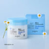 濕敷急救補水～韓國Skinfood Blue Chamomile Hyaluronic Pad 藍洋甘菊透明質酸修屏保濕爽膚棉片 - 70片裝