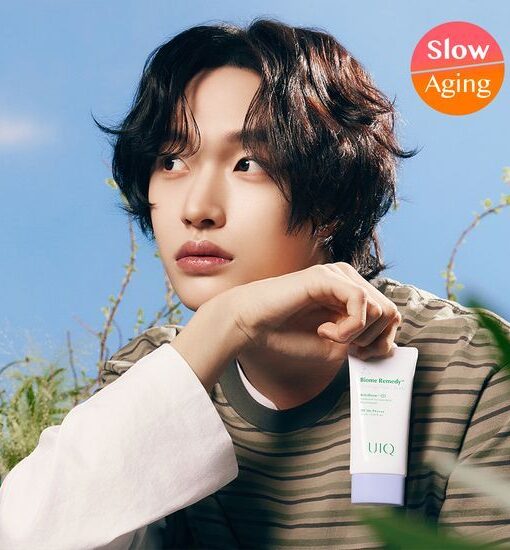 韓國 化解🏆 UIQ Biome Remedy Tone-up Sun Cream SPF 50+ PA++++ 抗光老化紫調去黃提高防曬 - 50ml