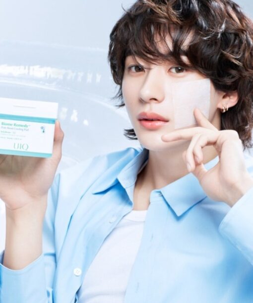 3秒涼感～韓國 UIQ Biome Remedy Pore Reset Cooling Pad 專利微生物群收毛孔降溫爽膚棉片 - 80片裝