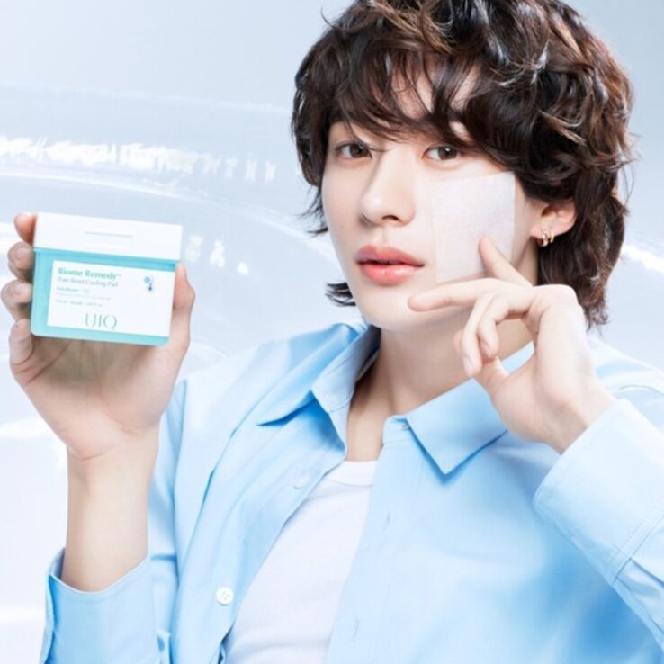 3秒涼感～韓國 UIQ Biome Remedy Pore Reset Cooling Pad 專利微生物群收毛孔降溫爽膚棉片 - 80片裝