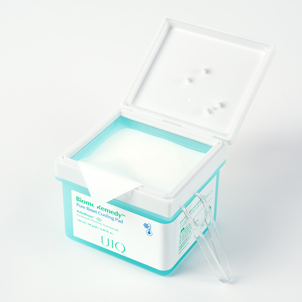 3秒涼感~韓國 UIQ Biome Remedy Pore Reset Cooling Pad 專利微生物群收毛孔降溫爽膚棉片 - 80片裝 3秒涼感~韓國 UIQ Biome Remedy Pore Reset Cooling Pad 專利微生物群收毛孔降溫爽膚棉片 - 80片裝