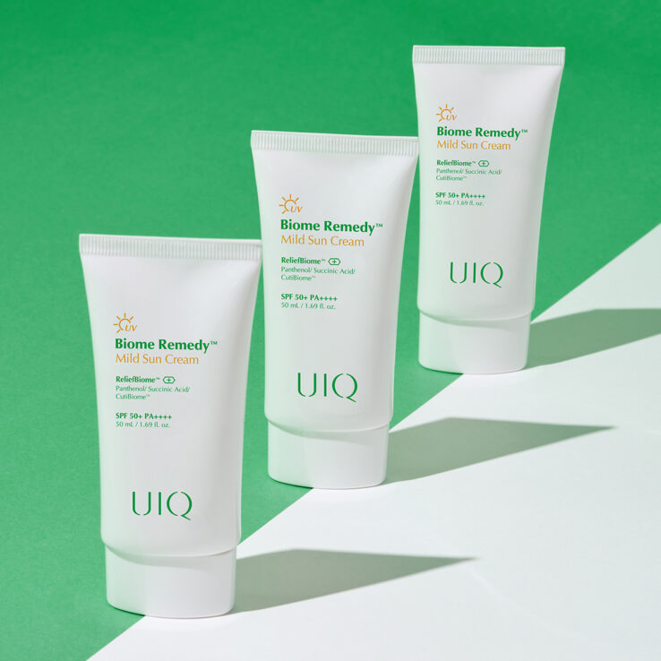 韓國 UIQ Biome Remedy Mild Sun Cream SPF50+ PA++++專利微生物群溫和物理防曬 - 50ml