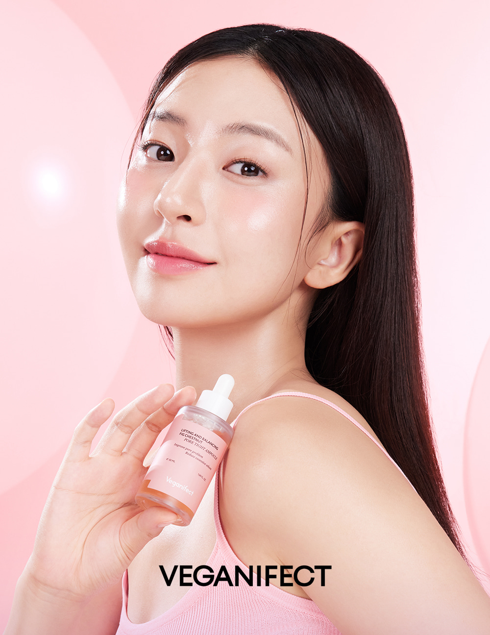 韓國 Veganifect Lifting And Balancing Fig Chestnut Pore Tight Ampoule 天然植萃無花果粟子毛孔緊緻安瓶精華 - 50ml