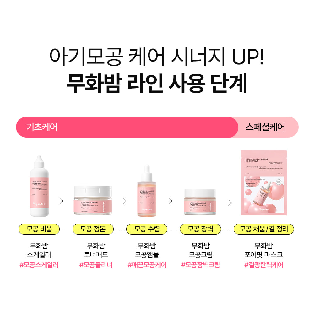 韓國 Veganifect Lifting And Balancing Fig Chestnut Pore Tight Ampoule 天然植萃無花果粟子毛孔緊緻安瓶精華 - 50ml