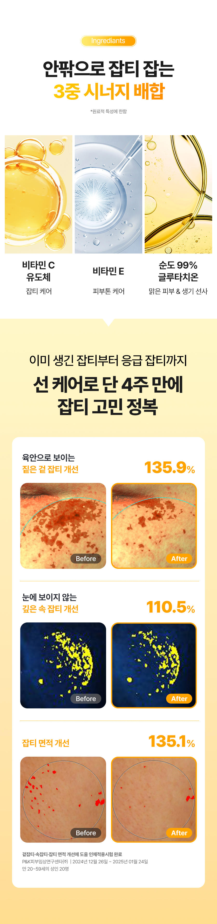 李泳知同款～77%高濃度精華 韓國 Dr.G Vita Clear Sun Serum SPF50+ PA++++ 4重淡斑抗氧防黑防曬精華 - 50ml