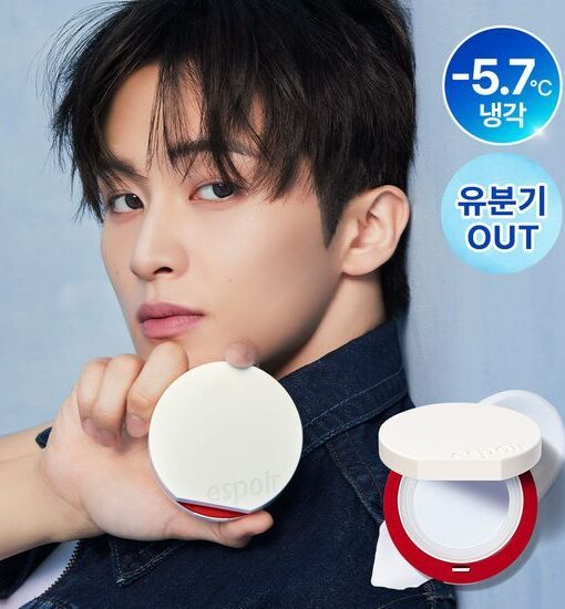 一秒控油☁️柔焦降溫🧊妝前&補妝都ok! 韓國 espoir Be Velvet Sebum Cut Cushion 24小時持妝控油清涼霧面定妝氣墊