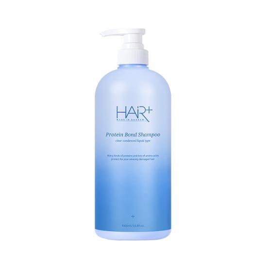 GlowPick🏆 韓國 HairPlus Protein Bond Shampoo 雙重蛋白質胺基酸高效修護洗髮露 (1000ml / 500ml) - 2種選擇
