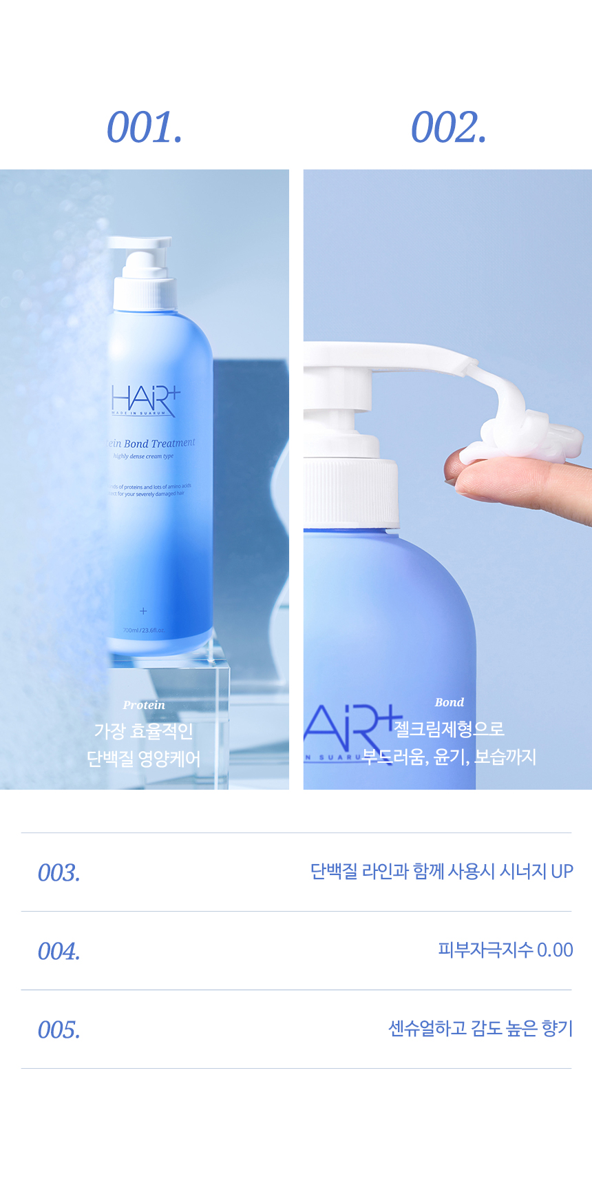 韓國 HairPlus Protein Bond Treatment 蛋白質胺基酸深層修護護髮素(210ml/50ml) - 2種選擇