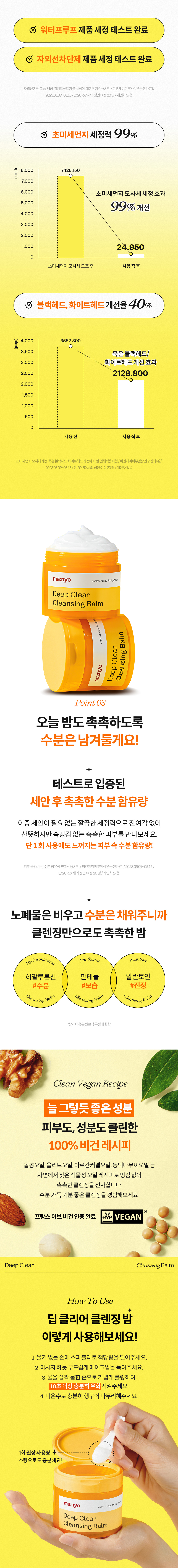 韓國 manyo Deep Clear Cleansing Balm 純素雪芭深清卸妝膏 - 132ml