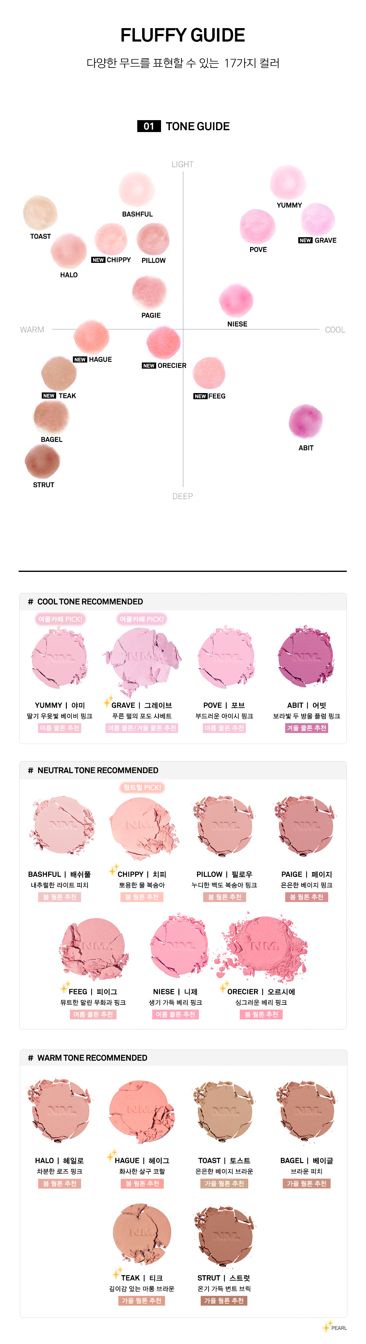 新色入!韓國 Naming. Fluffy Powder Blush 單色絲絨霧面胭脂- 17色選擇