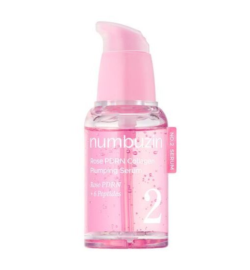 玻璃感飽滿有光澤～韓國 numbuzin No.2 Rose PDRN Collagen Plumping Serum 玫瑰PDRN膠原蛋白回彈 - 30ml