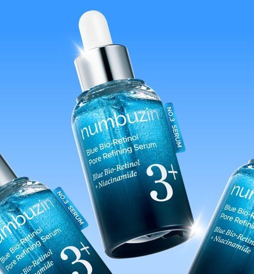 收毛孔加強版～韓國 numbuzin No.3+ Blue Bio-Retinol Pore Refining Serum 藍色生物A醇維10%B3控油收毛孔嫰膚精華 - 30ml
