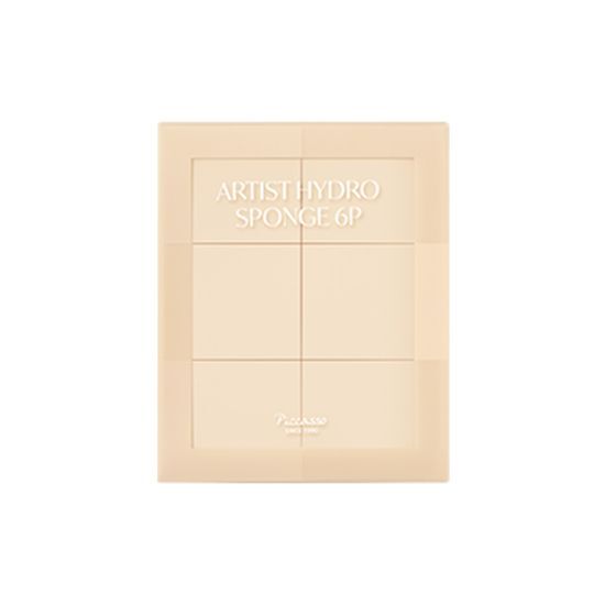 ＼化妝師研發／韓國 Piccasso Artist Hydro Sponge 化妝師級自然水潤化妝海綿 - 6個裝