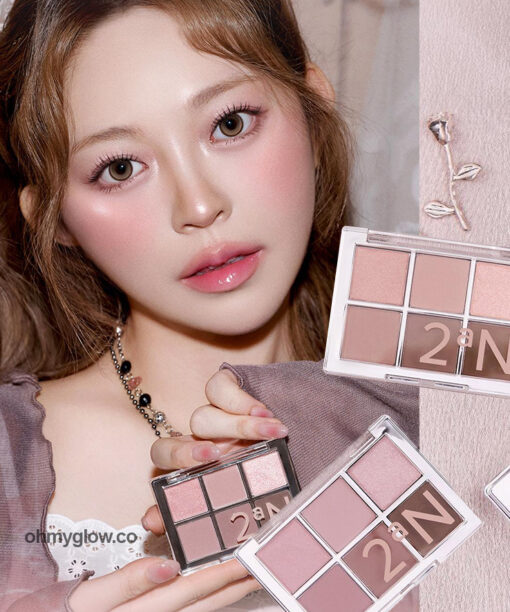 新色Rose Blending系列入！實用零廢色～GlowPick🏆 韓國 2aN Better Me Eye Palette 6色眼影盤(#01-20) - 17色選擇