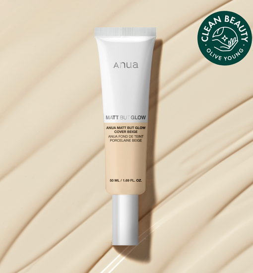 代替粉底 ～韓國 ANUA Matt But Glow Cover Beige SPF50+ PA++++ 啞光透亮防曬素顏霜 - 50ml
