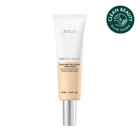 代替粉底 ～韓國 ANUA Matt But Glow Cover Beige SPF50+ PA++++ 啞光透亮防曬素顏霜 - 50ml