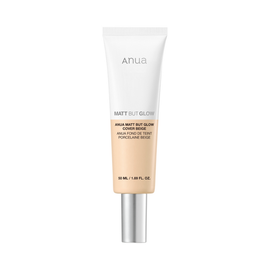代替粉底 ～韓國 ANUA Matt But Glow Cover Beige SPF50+ PA++++ 啞光透亮防曬素顏霜 - 50ml