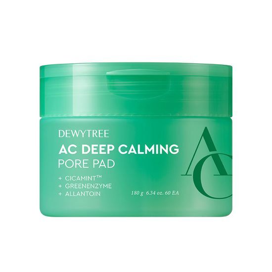 韓國DEWYTREE AC Deep Calming Pore Pad 專利積雪草降溫鎮靜控油收毛孔爽膚棉片 - 60片裝