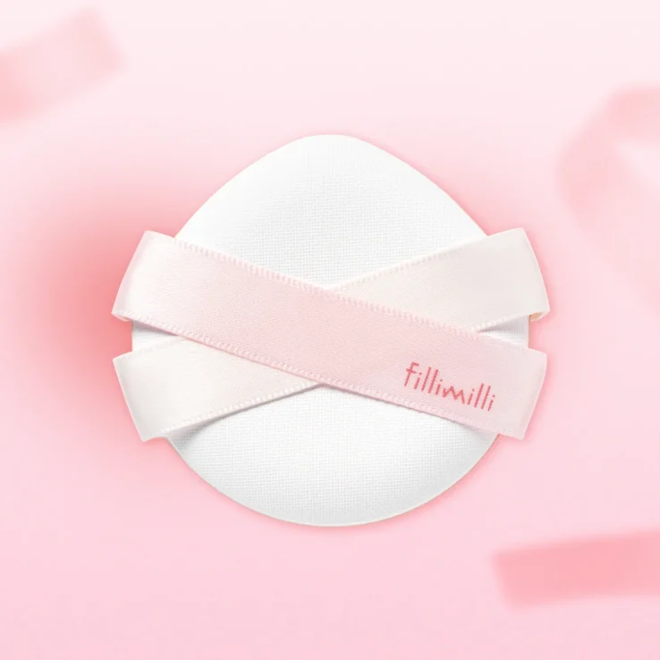韓國 Fillimilli Ribbon Pang Pang Puff 魔法絲帶🎀氣墊粉底粉樸 - 單個裝連收納盒