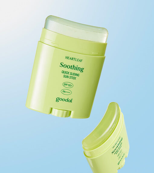 新升級版 透明膏體不泛白～韓國 Goodal Heartleaf Soothing Quick Sliding Sun Stick SPF 50+ PA++++ 魚腥草舒緩清爽防曬棒