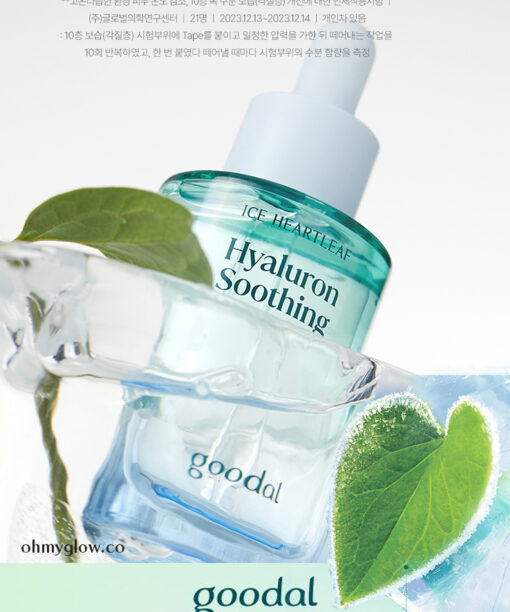 韓國 Goodal Ice Heartleaf Hyaluron Soothing Ampoule 冰萃魚腥草透明質酸保濕冷感鎮靜安瓶精華 - 50ml