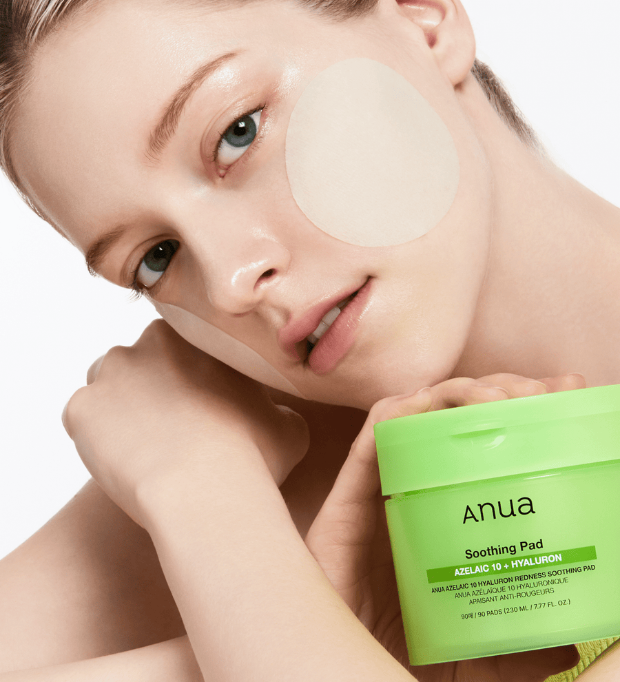 韓國 ANUA Azelaic 10 Hyaluron Redness Soothing Pad 壬二酸透明質酸積雪草去紅抗痘爽膚棉片 - 90片裝