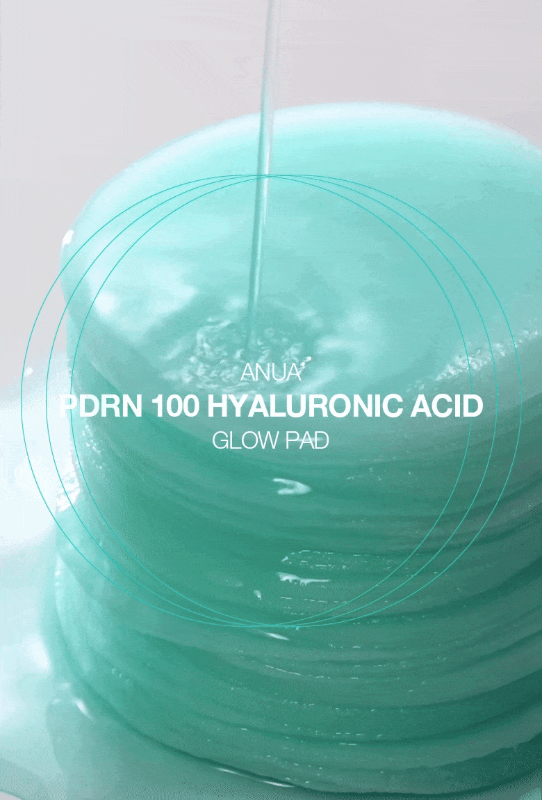 韓國 ANUA PDRN 100 Hyaluronic Acid Glow Pad 三文魚PDRN透明質酸膠原蛋白水光煥活保濕彈力濕敷精華爽膚棉片 - 60片裝