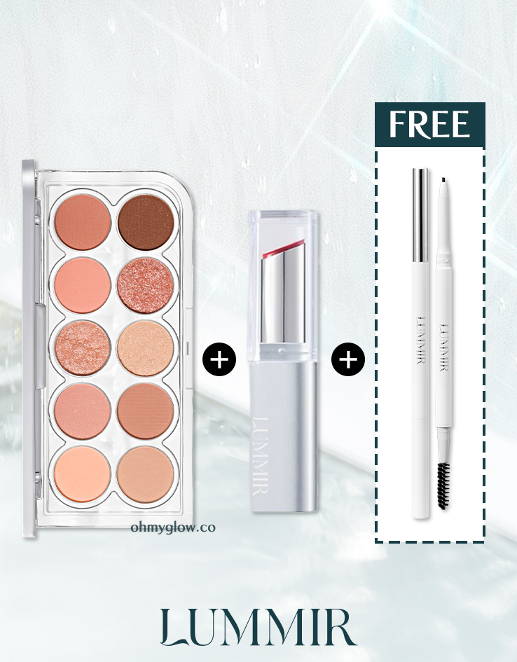 【超值組合送眉筆】韓國 星級化妝師iseul研發!GlowPick🏆~LUMMIR Eye Shadow + Melting Balm Set 眼影盤+高光水光潤澤唇膏+極細眉筆 - 色號自選 【超值組合送眉筆】韓國 星級化妝師iseul研發!GlowPick🏆~LUMMIR Eye Shadow + Melting Balm Set 眼影盤+高光水光潤澤唇膏+極細眉筆 - 色號自選