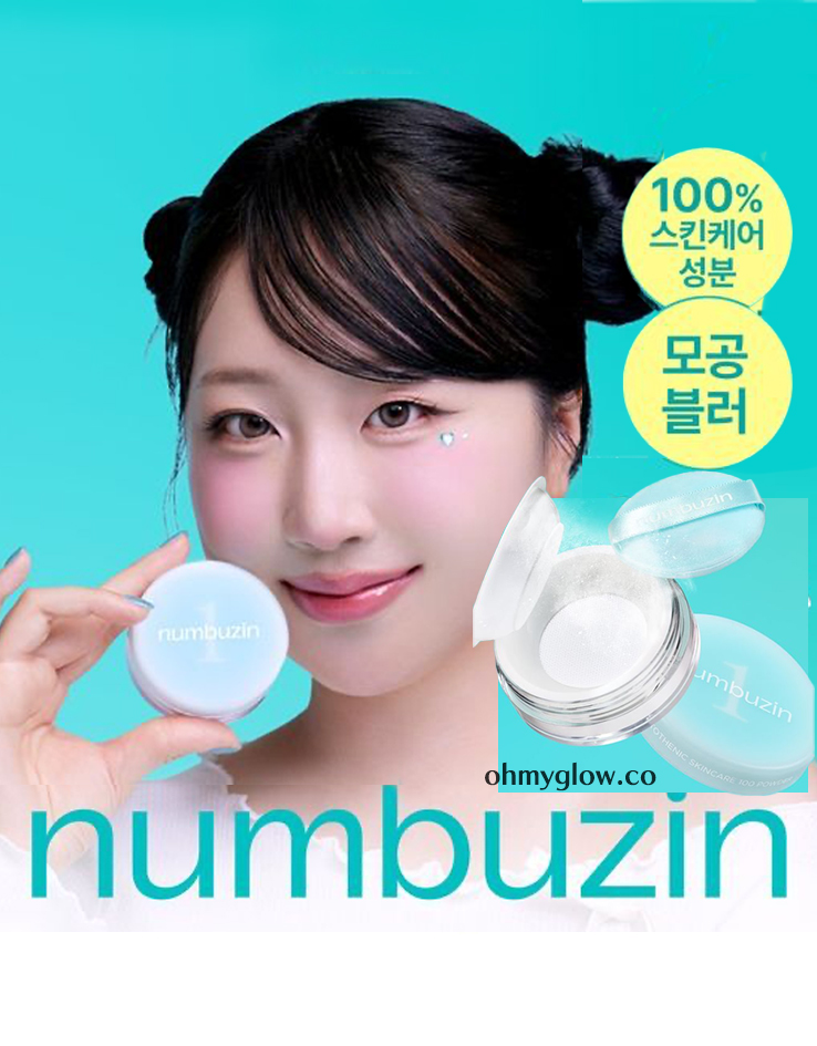 100% 護膚成分 非奈米不堵塞毛孔！早晚24小時護膚X定妝～韓國numbuzin No.1 Pantothenic Acid Skin Care 100 Powder 100%泛酸護膚專用控油控痘抗粉刺柔焦粉