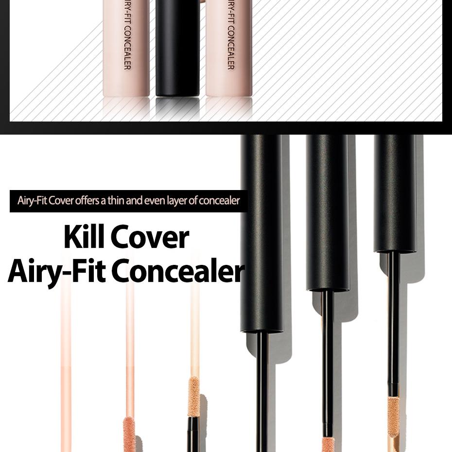 韓國 Clio Kill Cover Airy Fit Concealer 豐盈輕薄遮瑕液 - 6色選擇