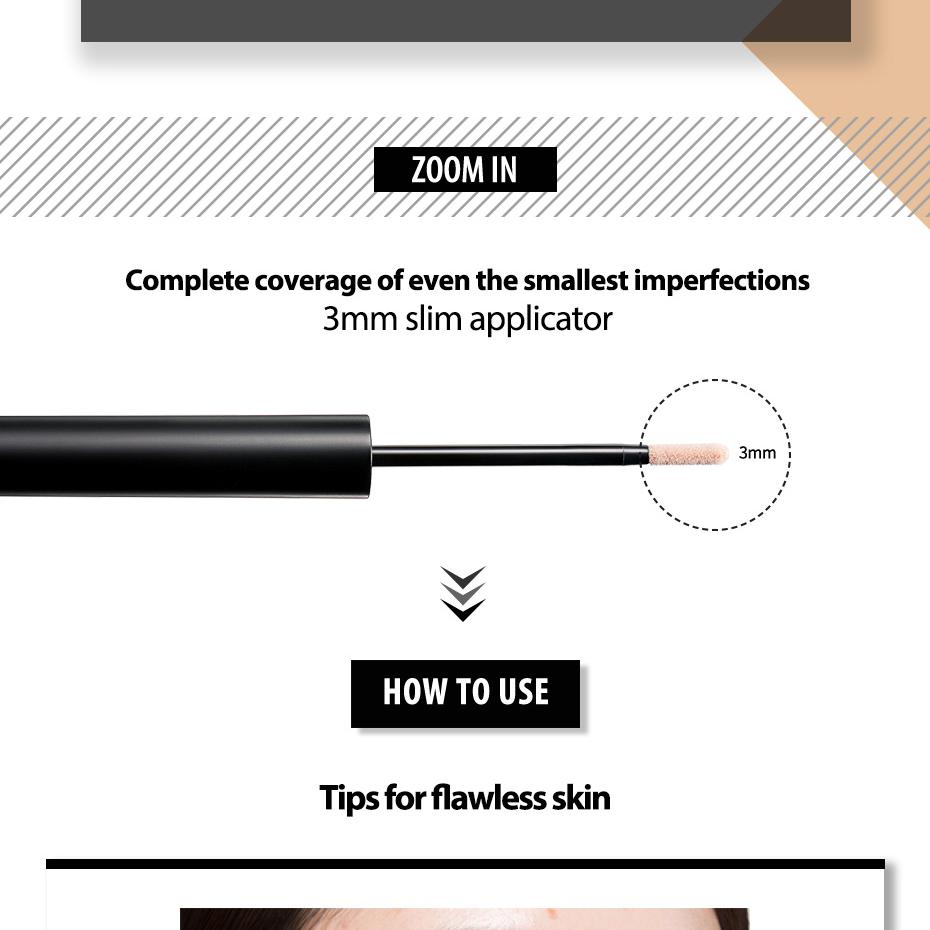 韓國 Clio Kill Cover Airy Fit Concealer 豐盈輕薄遮瑕液 - 6色選擇