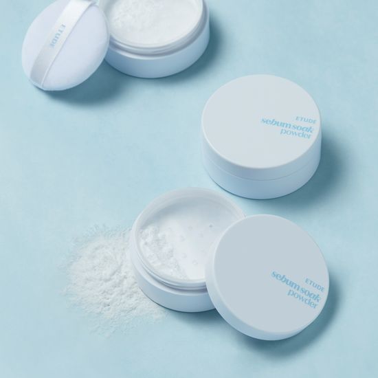 韓國 Etude Sebum Soak Powder 持久控油輕盈透氣定妝蜜粉 - 5g
