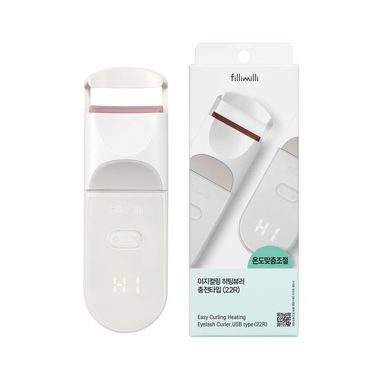 第三代可調溫～韓國 FilliMilli Easy Curling Heating Eyelash Curler 智能電熱捲燙睫毛捲曲夾 - USB 充電Type