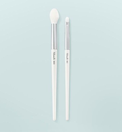 化妝師聯名研發！韓國 FilliMilli S 系列 Highlighter Beam Brush Duo 透亮立體提亮掃限量套裝高光掃(#861 + #860) 2件掃Set